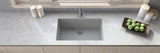 30 x 18 inch Granite Composite Undermount Single Bowl Kitchen Sink - BUILDMYPLACE