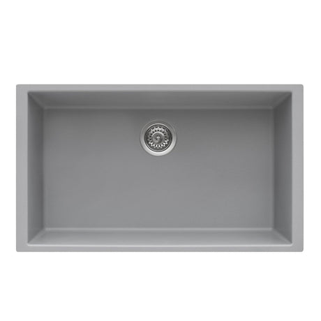 30 x 18 inch Granite Composite Undermount Single Bowl Kitchen Sink - BUILDMYPLACE