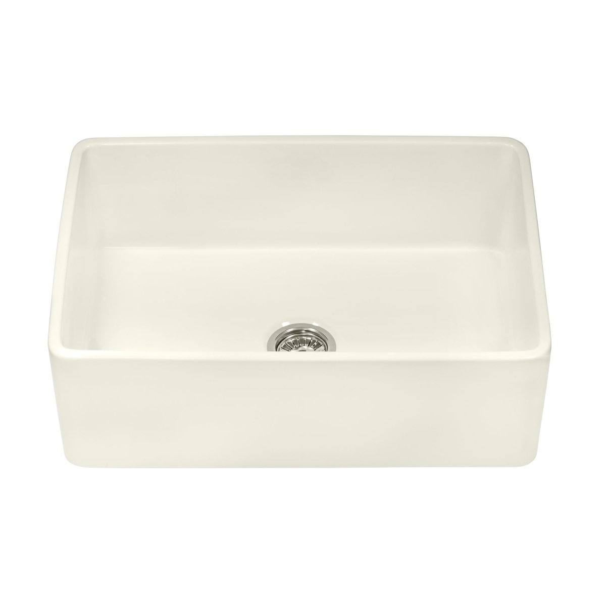 30 x 20 inch Fireclay Reversible Farmhouse Apron - Front Kitchen Sink Single Bowl - BUILDMYPLACE