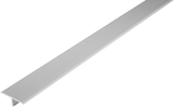 T Floor Transition Profile - Tile trim - 1 in - Aluminum Silver Anodized - Tile Edge Trim