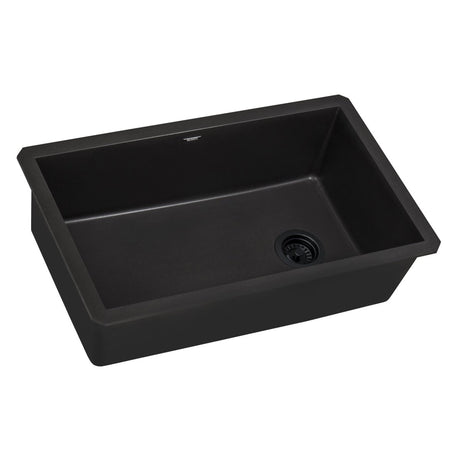 31 x 19 inch Undermount Granite Composite Single Bowl Kitchen Sink - BUILDMYPLACE