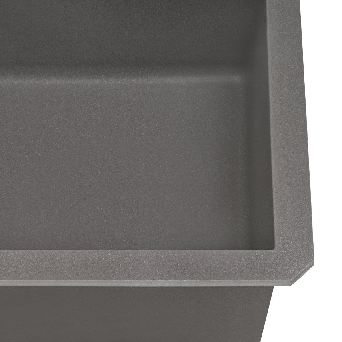 31 x 19 inch Undermount Granite Composite Single Bowl Kitchen Sink - BUILDMYPLACE