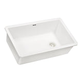 31 x 19 inch Undermount Granite Composite Single Bowl Kitchen Sink - BUILDMYPLACE