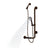 31.5X13.7X3.6 Right - Hand Grip Shower System - Stainless Steel - ADA Compliant - Multi - function Hand Shower - BUILDMYPLACE