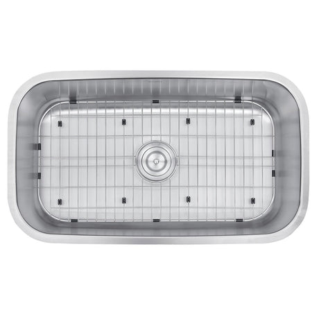 32 - inch Undermount 16 Gauge Stainless Steel Kitchen Sink Single Bowl - BUILDMYPLACE