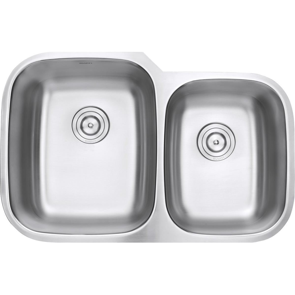 32 - inch Undermount Double Bowl 16 Gauge Stainless Steel Kitchen Sink - BUILDMYPLACE