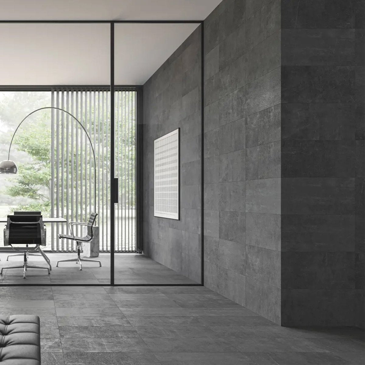 32 X 32 In Industria Graphite Matte Rectified Color Body Porcelain - BUILDMYPLACE