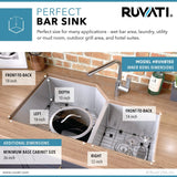 33" Undermount 16 Gauge Double Bowl Kitchen Sink - BUILDMYPLACE