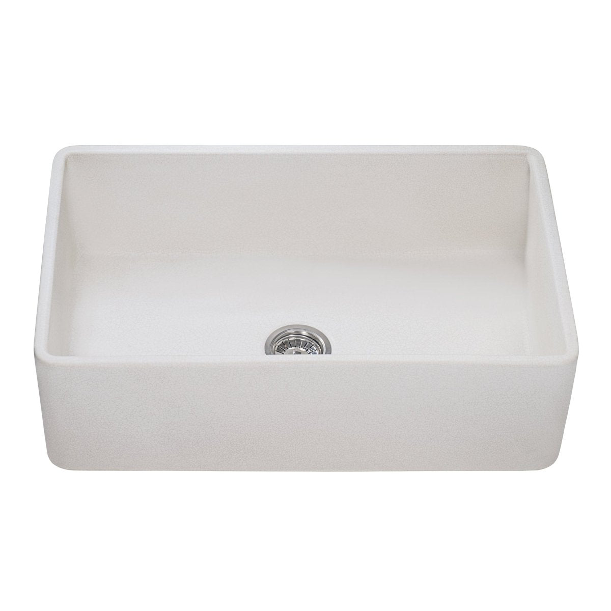 33 x 20 inch Fireclay Reversible Farmhouse Apron - Front Kitchen Sink Single Bowl - BUILDMYPLACE