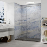 Ivanees 60"W x 32"D x 84"H - Azul Matte Shower Wall System (5-Piece)