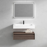 Alysa 36" Floating Bathroom Vanity Set with FLX16 Acrylic Sink