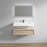 Alysa 42" Floating Bathroom Vanity Set with FLX16 Acrylic Sink