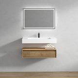Alysa 42" Floating Bathroom Vanity Set with FLX16 Acrylic Sink