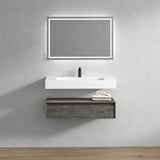Alysa 42" Floating Bathroom Vanity Set with FLX16 Acrylic Sink