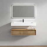 Alysa 48" Floating Bathroom Vanity Set with FLX16 Acrylic Single Sink Top