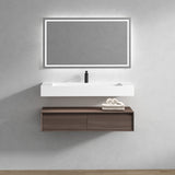 Alysa 48" Floating Bathroom Vanity Set with FLX16 Acrylic Single Sink Top