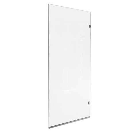 36 In. W x 76 In. H Shower Door Return Panel - 8mm Clear Tempered Glass - BUILDMYPLACE