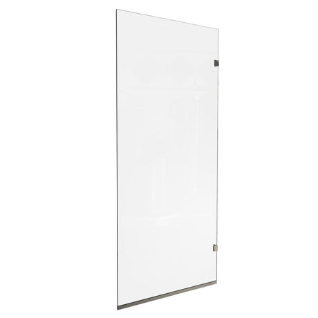 36 In. W x 76 In. H Shower Door Return Panel - 8mm Clear Tempered Glass - BUILDMYPLACE