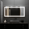 36 in. x 48 in. Vanity Mirror with Lights, Anti - Fog, CRI 90+, Makeup Mirror with Lights, Touch Switch Control, CCT Adjustable With Remembrance, LED Mirror for Bathroom, Inner Window Style - LEDMyPlace