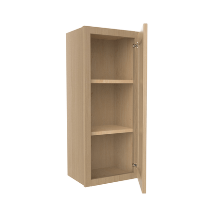 36 Inch High Single door Wall Cabinet - Luxor Harvest - RTA, 15W x 36H x 12d - BUILDMYPLACE