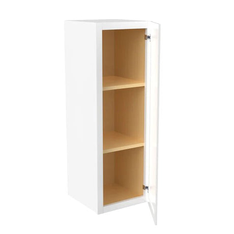 36 inch Wall Cabinet - 12W x 36H x 12D - Aria White Shaker - RTA - BUILDMYPLACE