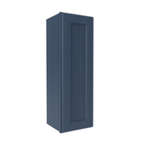 36 inch Wall Cabinet - 12W x 36H x 12D - Blue Shaker Cabinet - BUILDMYPLACE