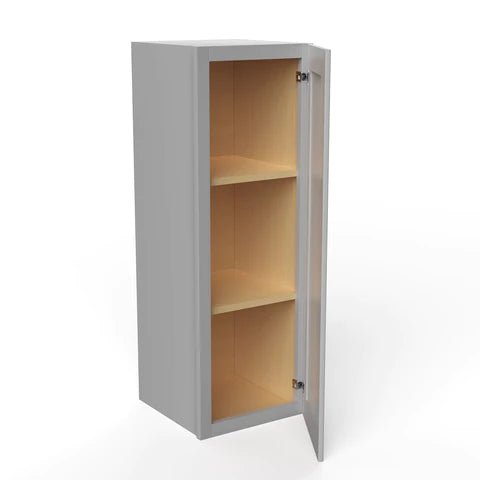 36 inch Wall Cabinet - 12W x 36H x 12D - Grey Shaker Cabinet - BUILDMYPLACE