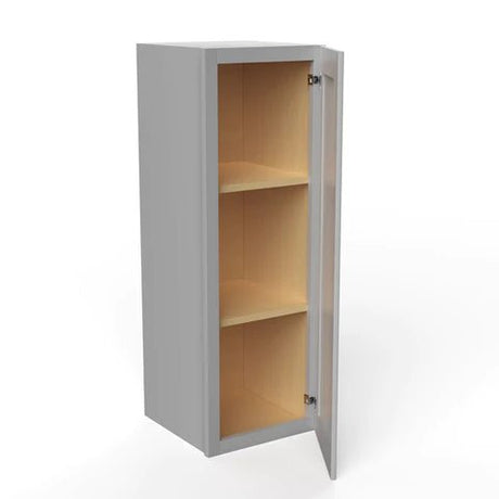 36 inch Wall Cabinet - 12W x 36H x 12D - Grey Shaker Cabinet - BUILDMYPLACE