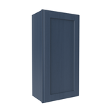 36 inch Wall Cabinet - 18W x 36H x 12D - Blue Shaker Cabinet - RTA - BUILDMYPLACE