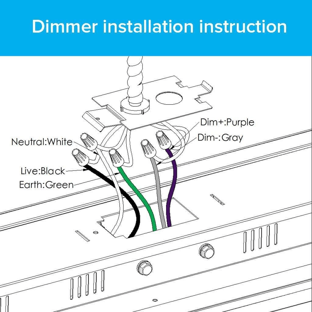 360° 3 Step Dimming Motion & Daylight Sensor for Linear High bay - 49ft max height - Frosted - BUILDMYPLACE