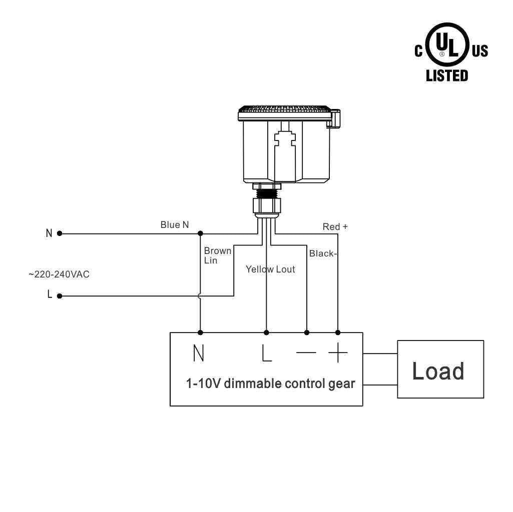 360° 3 Step Dimming Motion & Daylight Sensor for UFO High bay - 49ft max height - BUILDMYPLACE