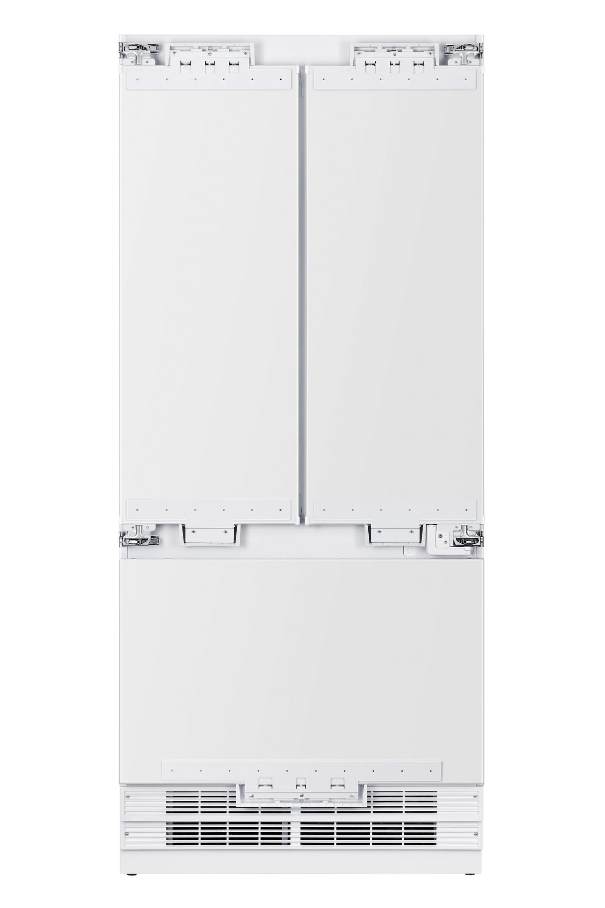 36 in. Width 19 6 cu. ft. French Door Built In Refrigerator in Custom Panel Ready Counter Depth