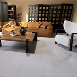 Ice Onyx 24 in. x 48 in. x 8.5 mm Polished Porcelain Floor and Wall Tile, Marble Look (15.55 sq. ft./Case & 2 PCS/Case)