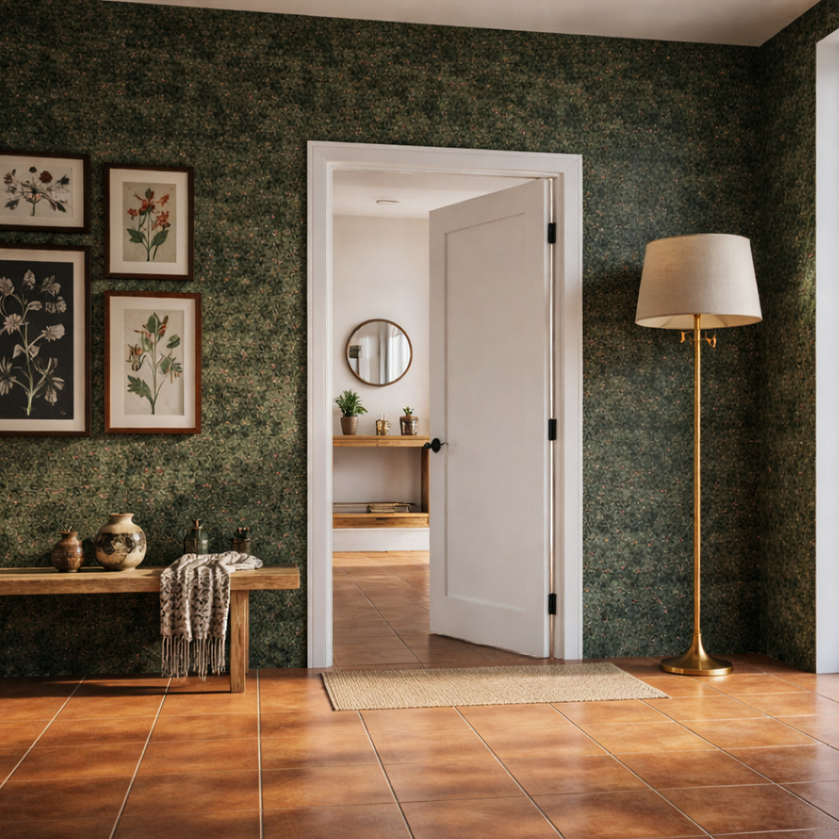 Ivanees 1-Panel Hollow Core Molded Shaker Door Slab - Madison 80 Inch Height