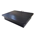 King Metal Bed Frame - 80 X 76 X 17 Inch Black Color Steel with Powder Coated Frame - 66 KG