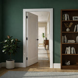 Ivanees 1-Panel Hollow Core Molded Shaker Door Slab - Madison 80 Inch Height