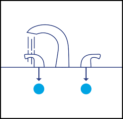 2-Hole Bathroom Faucets