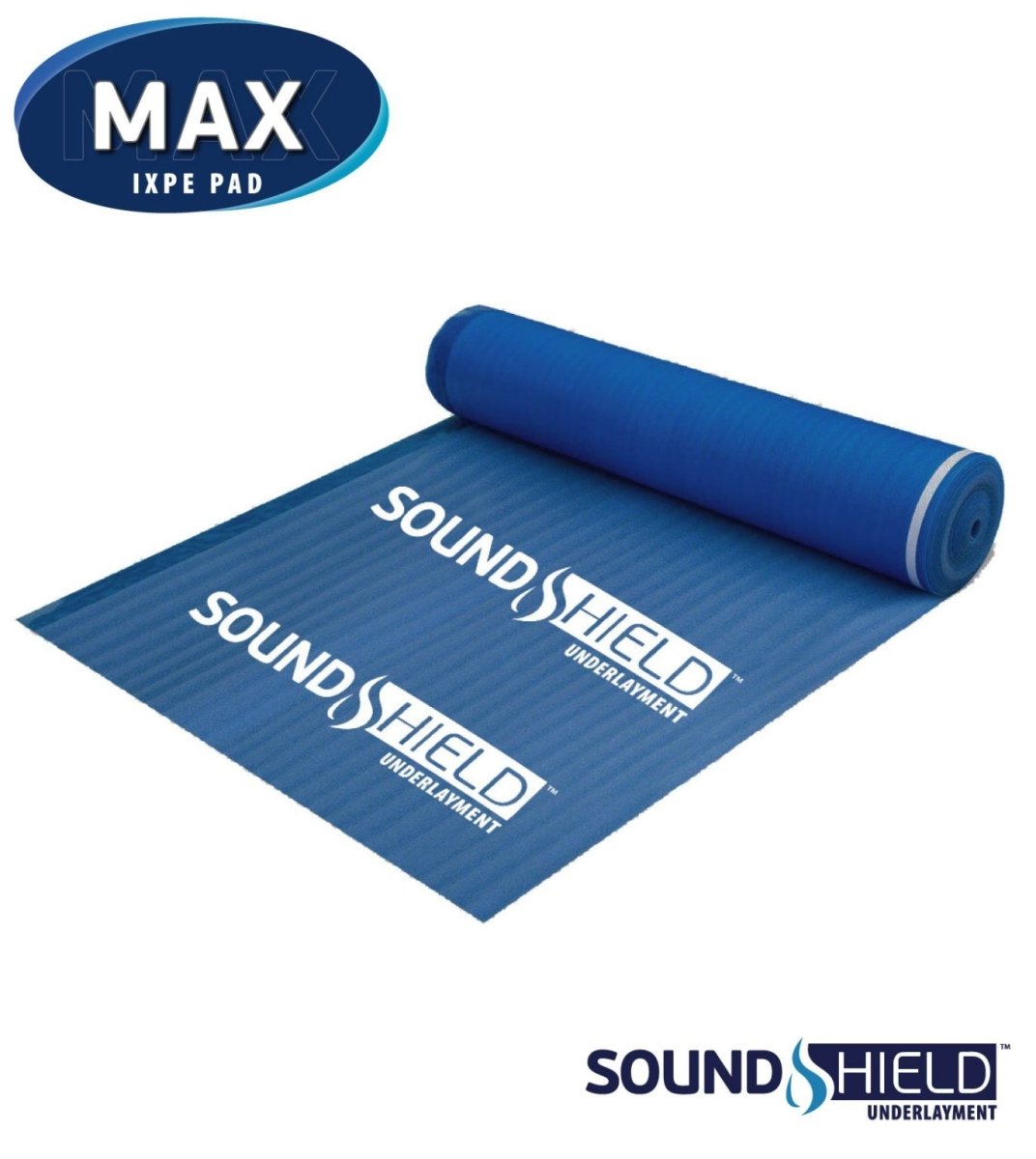 3MM Grey IXPE Sound Shield Underlayment - 100 Sq Ft Roll - BUILDMYPLACE