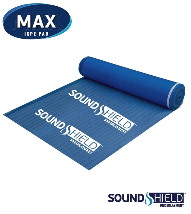 3MM Grey IXPE Sound Shield Underlayment - 100 Sq Ft Roll - BUILDMYPLACE