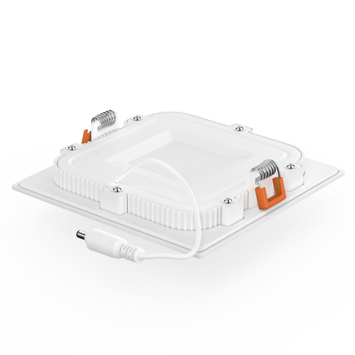 4" 9W LED Slim Panel Recessed Ceiling Light CCT Changeable 2700K 3000K 3500K 4000K 5000K, with Junction Box, Square - BUILDMYPLACE