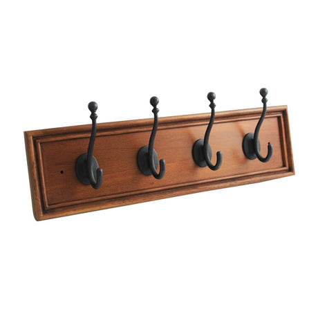 4 Coat & Hat Hook Rail 20 Inch Long - Hickory Hardware - BUILDMYPLACE