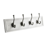 4 Coat & Hat Hook Rail 20 Inch Long - Hickory Hardware - BUILDMYPLACE