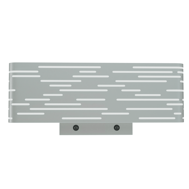 4 - Light, 18"W Bedside Headboard Light, Rectangular Shape, Material: Metal + Acrylic, Twinkle Glossy Finish, 110V, ETL, w/ on/off Rocker Switch, Wall Mounted Light - LEDMyPlace