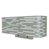 4 - Light, 18"W Bedside Headboard Light, Rectangular Shape, Material: Metal + Acrylic, Twinkle Glossy Finish, 110V, ETL, w/ on/off Rocker Switch, Wall Mounted Light - LEDMyPlace