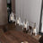 4 - Lights Island Linear Pendant Light with Clear Glass Shade, E26 Base, UL Listed for Damp Location - BUILDMYPLACE