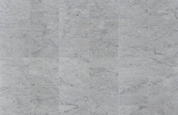 4 X 12 in. Bianco Carrara White Honed Marble Tile - BUILDMYPLACE