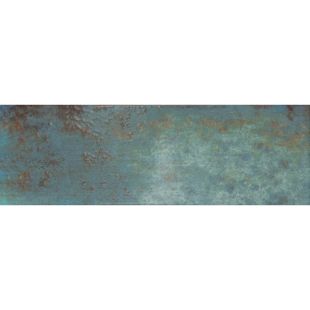 4" X 12" Marza Aqua Glossy Green Subway Tile (11.33SQ FT/CTN) - BUILDMYPLACE