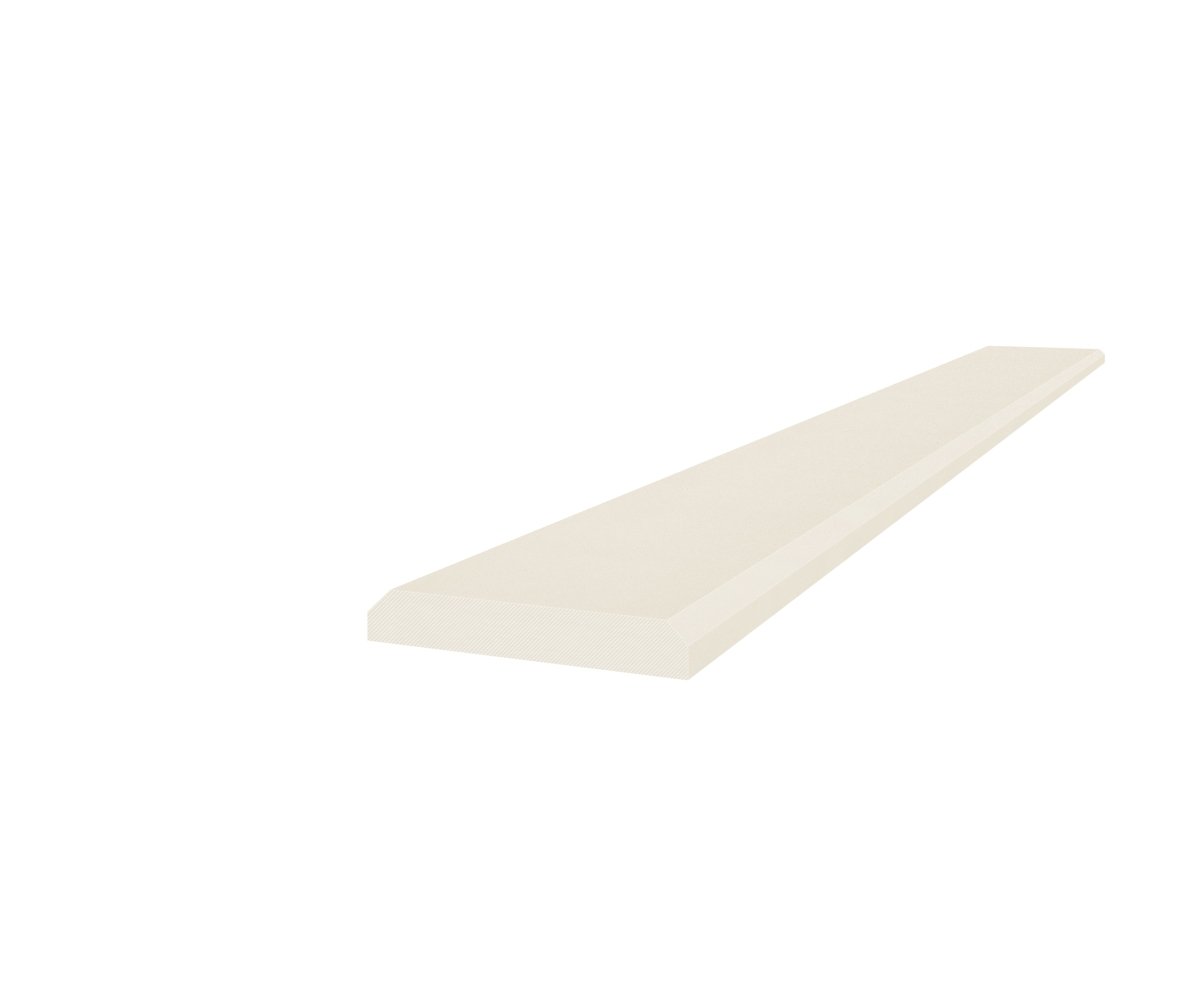 4 x 36 in. Marmiline Ivory Polished Engineered Stone Threshold - BUILDMYPLACE