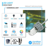 40 Watt LED Explosion Proof Jelly Jar Light, G Series, Non Dimmable, 5000K, 5400LM, AC100 - 277V, IP66, Hazardous Location Lighting Fixtures - BUILDMYPLACE