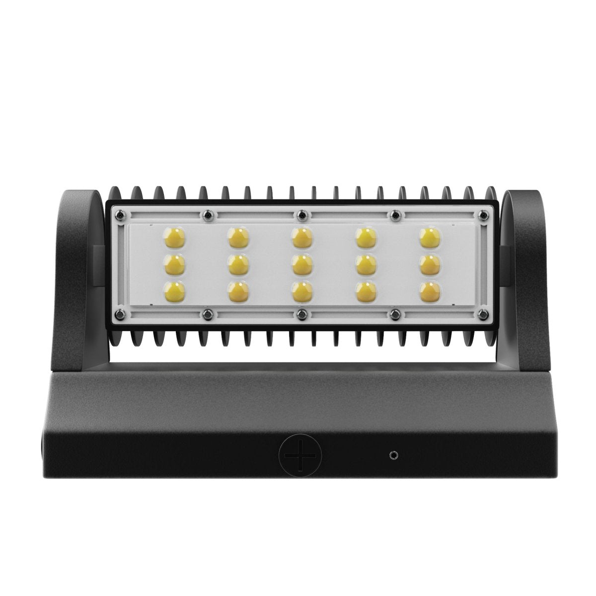 40W Rotatable LED Wall Pack Lights - Bronze - 5700K - 5,341 Lumens - DLC Qualified Outdoor Wall Light Fixture - BUILDMYPLACE